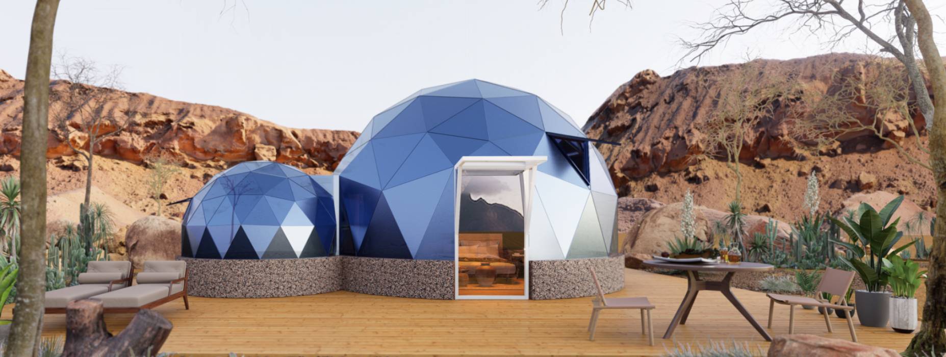 福贡县球形智能光伏玻璃星空房